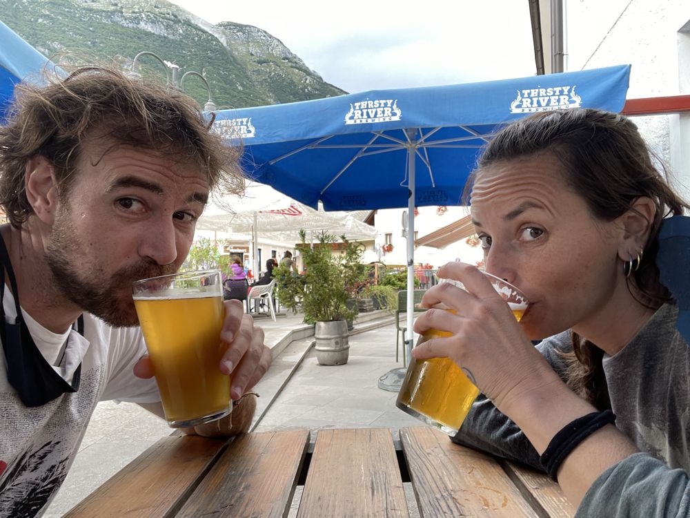 Cerveza artesana en Bovec