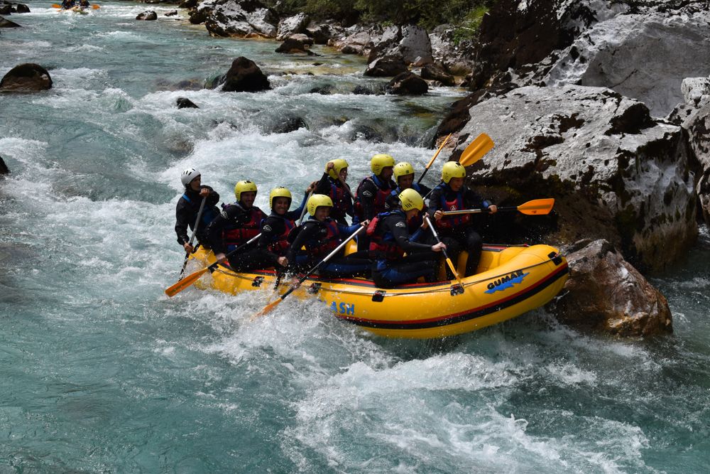 Rafting Soca river