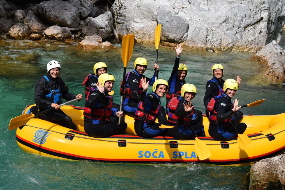Rafting Soca river